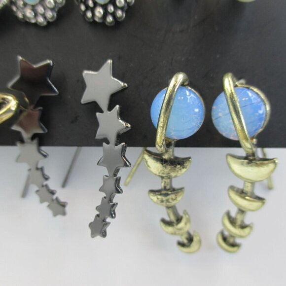 International Inspirations Earrings Set of 6 Celestial Western Southwestern - Picture 3 of 6